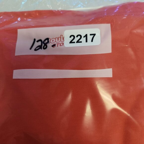 Mountain Mamas Womens Orange 3/4 Sleeve Tunic Top S/M 2217 - Picture 7 of 7